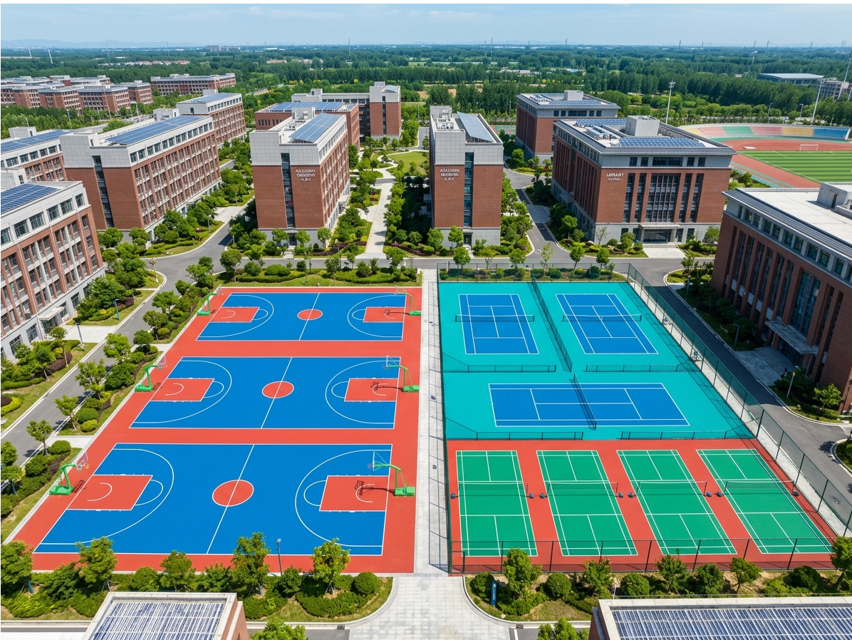 榆林市硅PU球场透气型塑胶跑道 - 哪里好